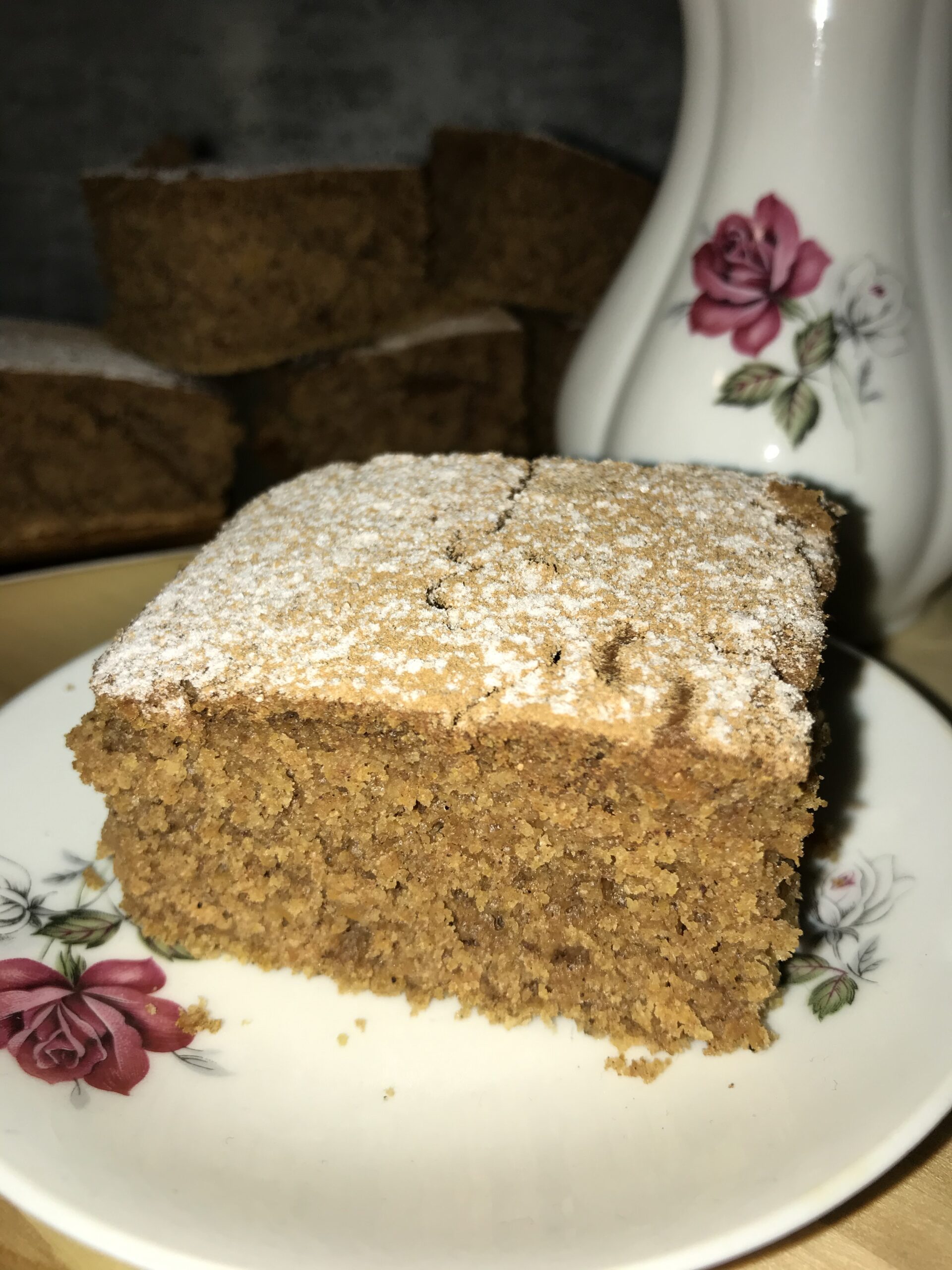 Bizcocho de Calabaza con aroma al café sin azúcar y sin leche