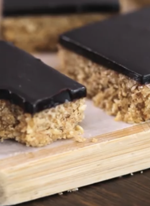 barritas de avena con chocolate receta la mejor como hacer