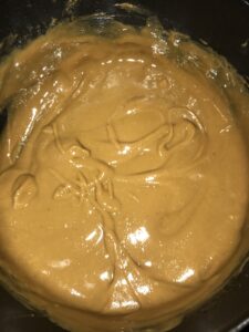 mantequilla de cacahuete, aceite de coco, miel