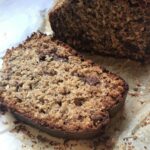 fit bizcocho de platano con coco y chocolate