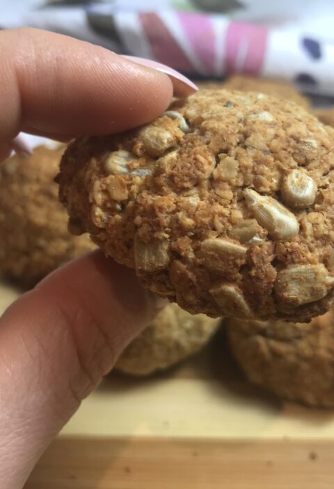 receta de galletas de avena con semillas de girasol, rapidas y faciles de hacer, pocos ingredientes