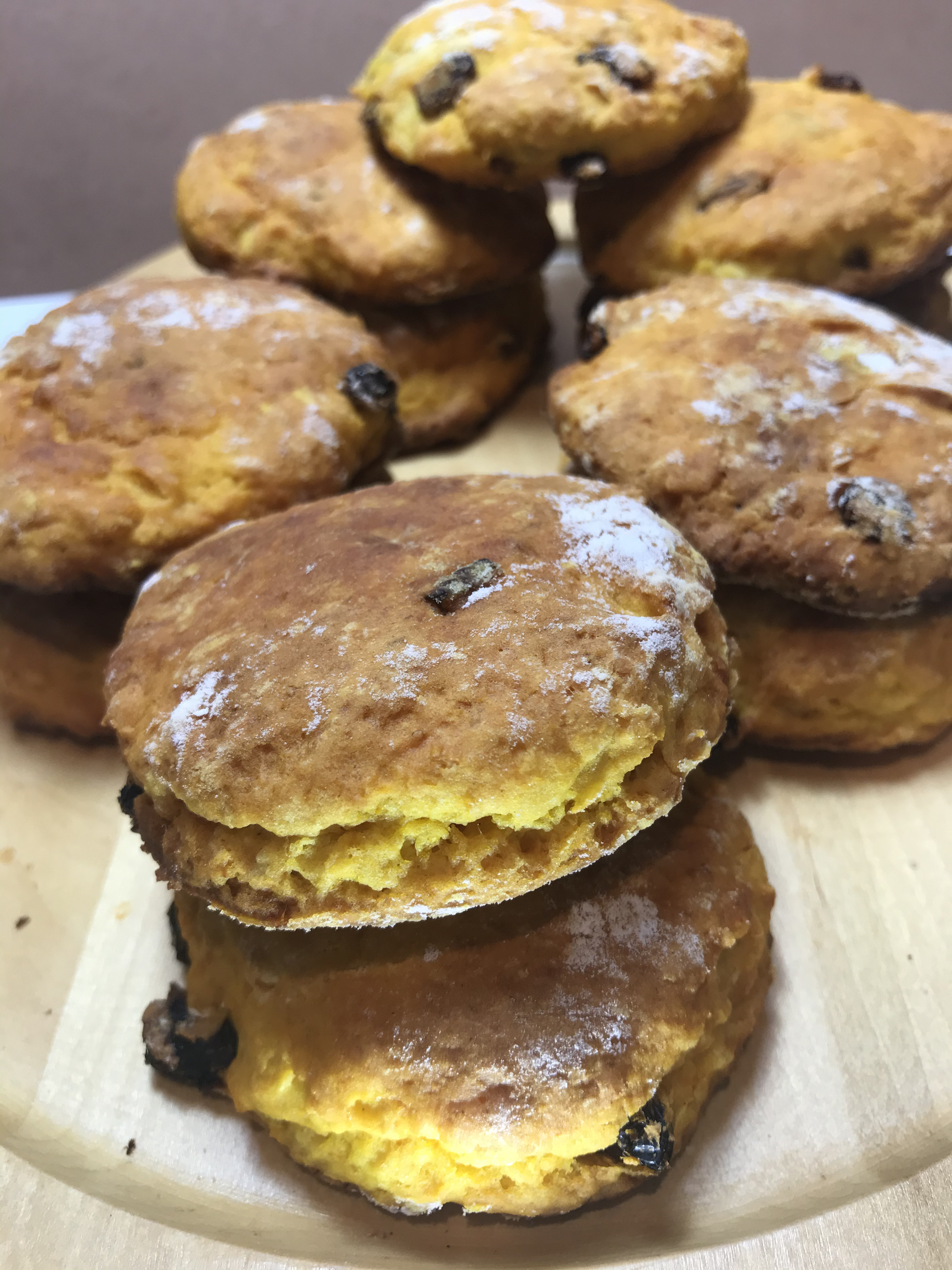 Scones o panecillos de Calabaza