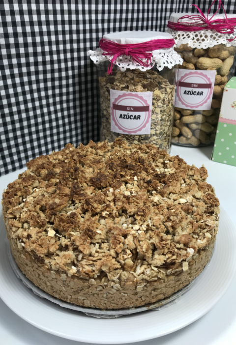 pie de manzana y canela con mijo, la mejor receta, mijo dulce, tarta, torta, con mijo en grano