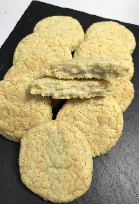 receta de galletas de mijo con coco, sin azucar, sin harina, sin gluten, pocos ingredientes, facil, rápido