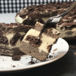 Fit tarta de queso con chocolate