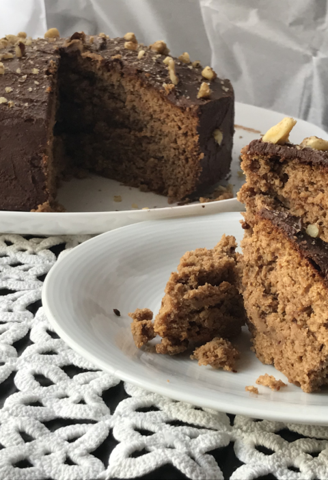 bizcocho de avena y calabaza, sin harina, sin azucar, fit, saludable