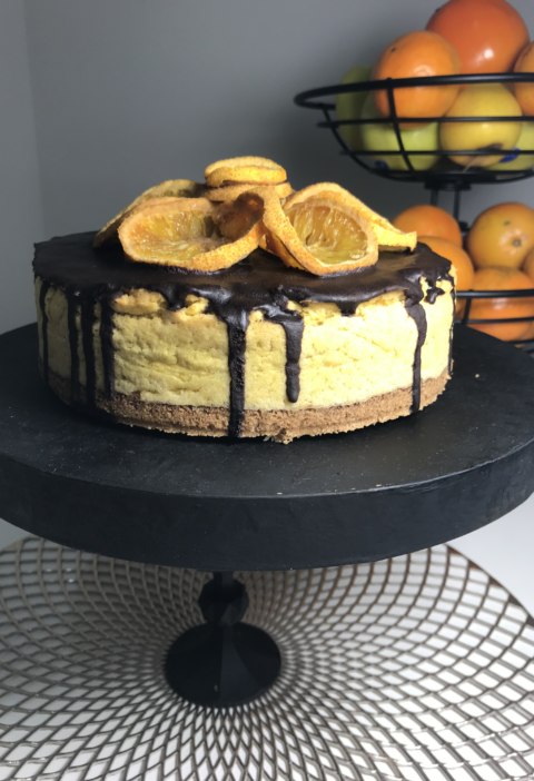 tarta de garbanzos con chocolate, naranja, dulces saludables, sin azucar, sin harina, brownie