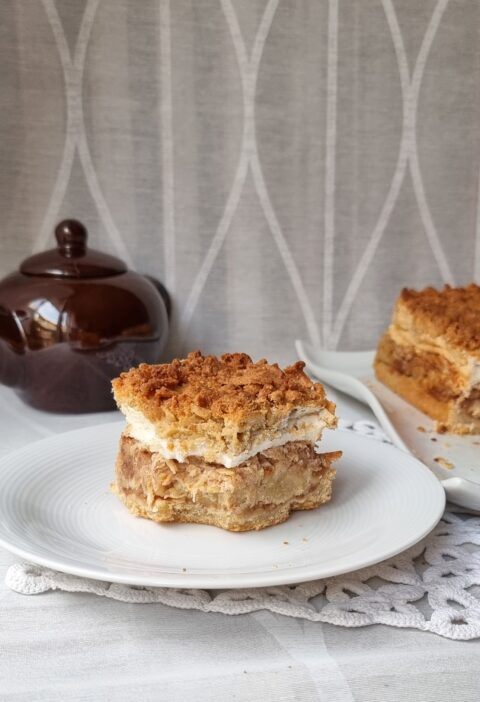 pastel de manzana y canela sin gluten, premezcla sin gluten, harina de trigo sarraceno, sin azucar,