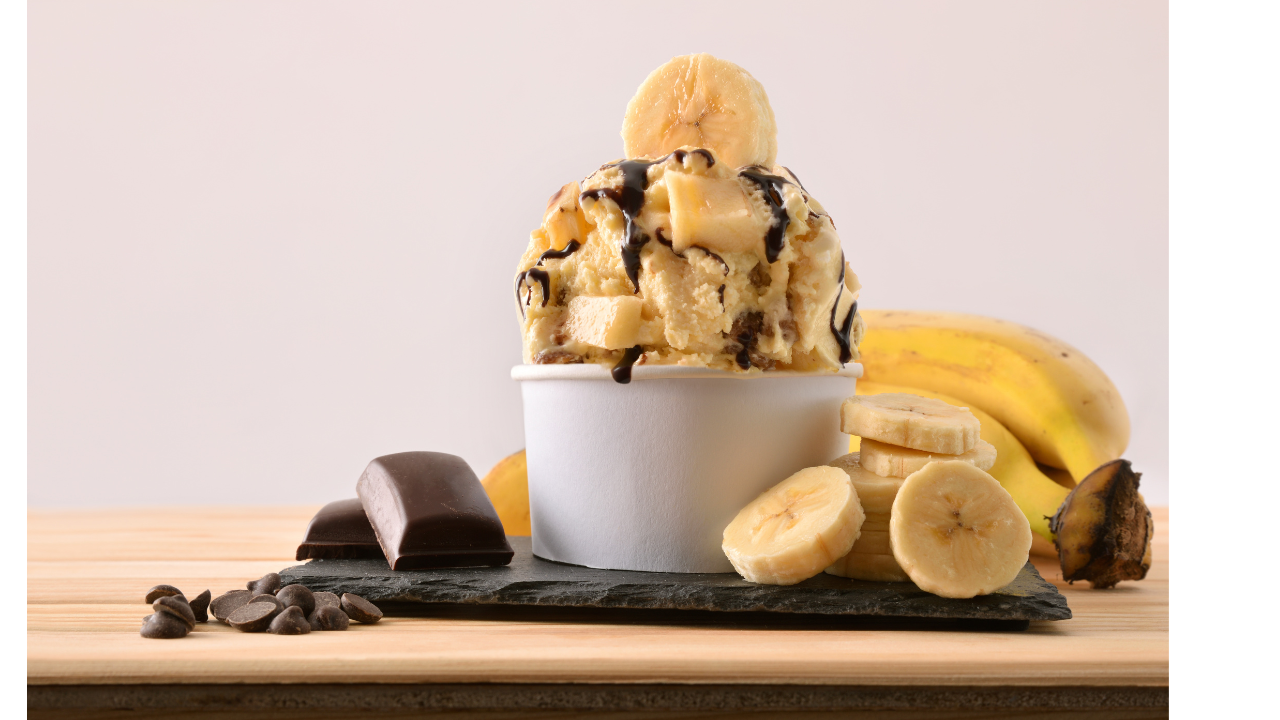 Helado de Plátano Congelado: Un Placer Helado y Saludable