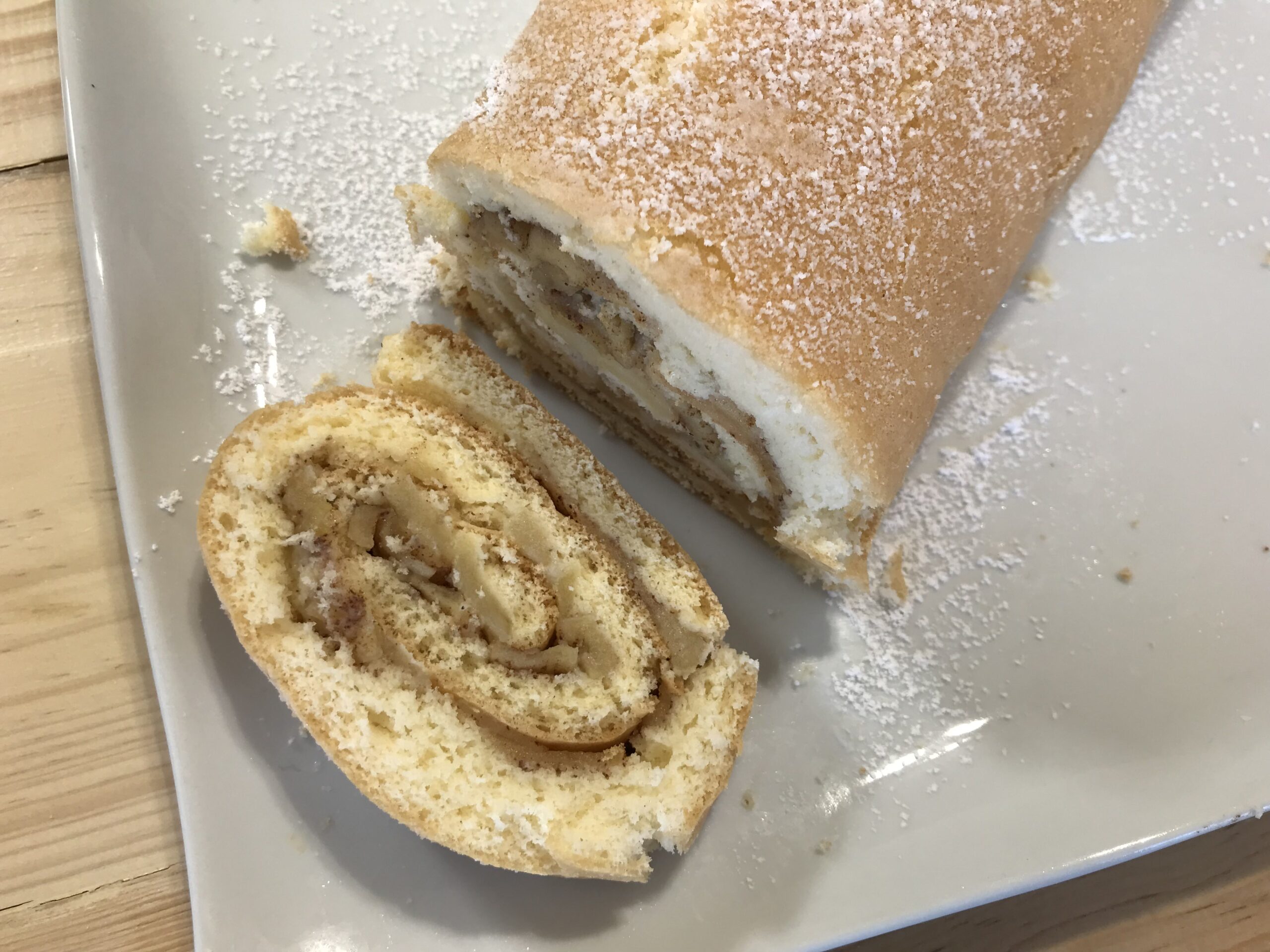 Brazo de Gitano SIN GLUTEN con MANZANA